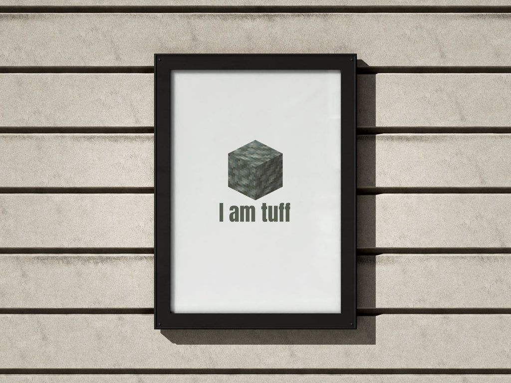 I AM TUFF | Cinematic Art Poster - Roomatic