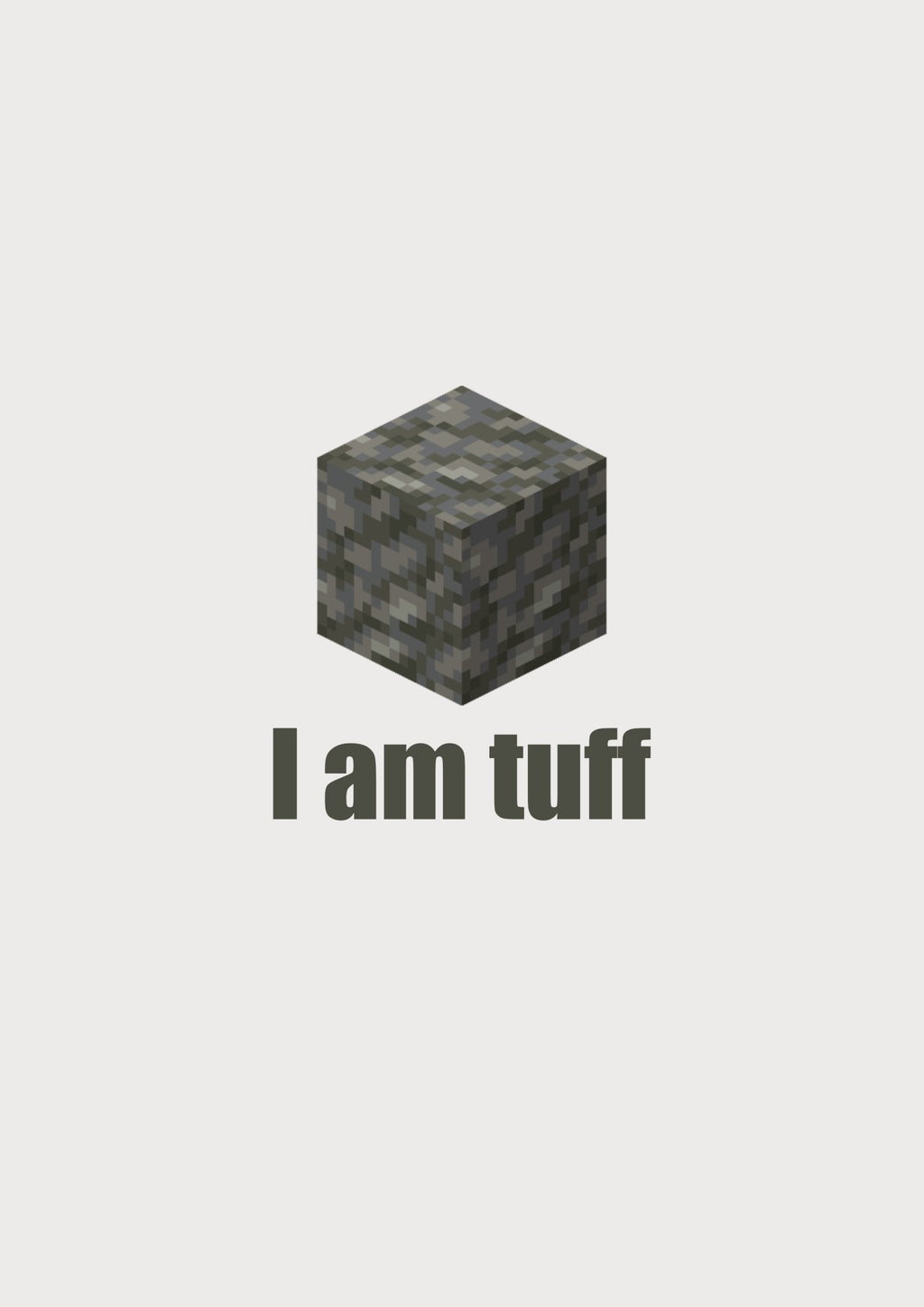 I AM TUFF | Cinematic Art Poster - Roomatic