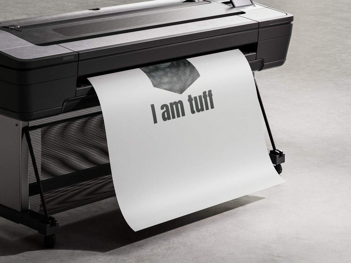 I AM TUFF | Cinematic Art Poster - Roomatic